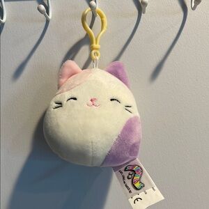 💚4/$20- Squishmallows Charlotte the Cat Clips 3.5”